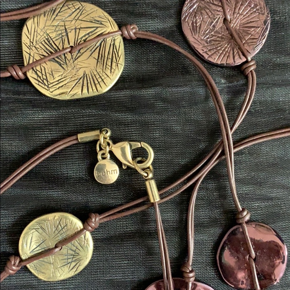 Bohm Copper & Gold Necklace NWOT